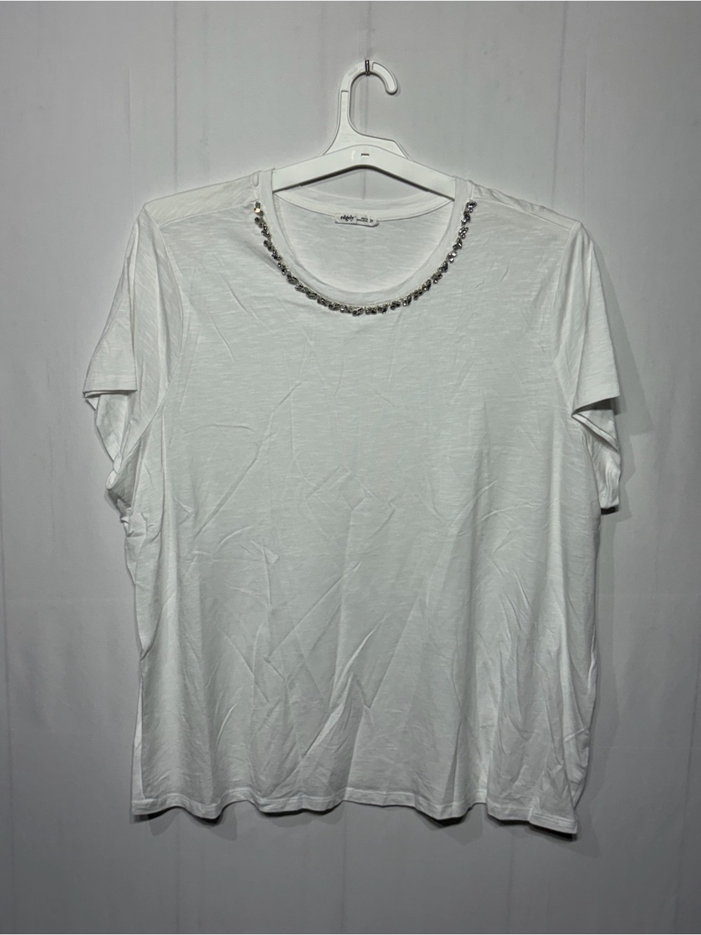 Maurices Edgely Plus Size Embellished Crew Neck Women’s Top